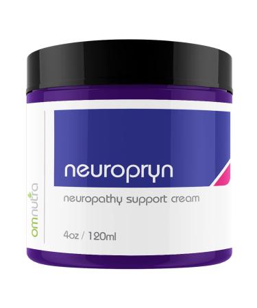 OmNutra Neuropryn Neuropathy Cream 4oz - Neuropathy Relief For Feet Topical Leg Cramp Cream - Muscle Relaxer/Muscle Rub Cream w Aloe Vera Arnica Gel Magnesium Oil Comfrey Cream - Buy Online on GoSupps.com