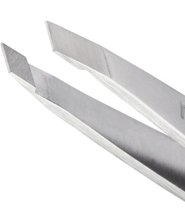 Tweezerman Mini Stainless Steel in Pouch Slant Tweezer - Buy Online on GoSupps.com