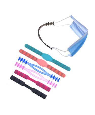 Minkissy 6st ear protection mask hanger mouth protection masks ear grip elastic band buckle earrings earrings hook for rear ear mask hooks to hang the mask slipproof 16x1.5cm