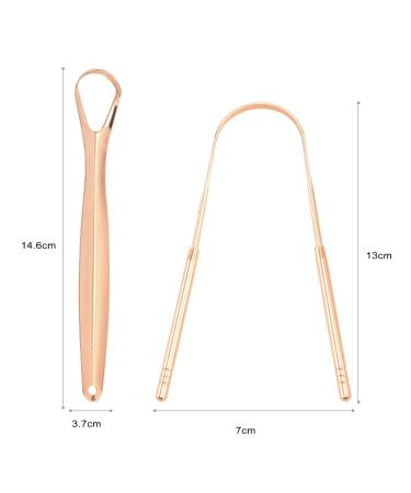 Stainless Steel Tongue Scraper & Cleaner for Fresh Breath | Semicircle Design for Effective Oral Care | Durable Dental Hygiene Tool - Buy Online on GoSupps.com