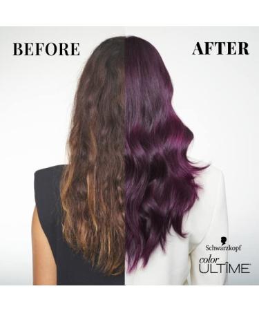 Schwarzkopf Color Ultime Hair Color Cream 4.33 Ultra Deep Violet - Salon-quality Vibrant Hair Color - Buy Online on GoSupps.com