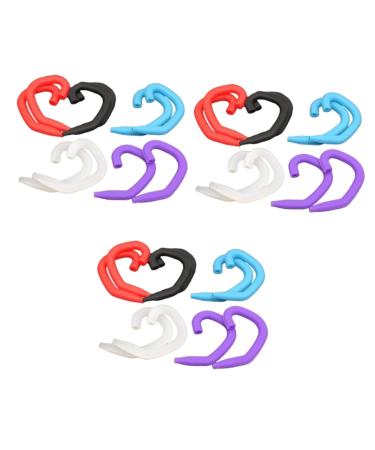 Healeved 20 pair of sports accessories sports accessories headphone ear covers Headphone hooks hanging hooks hanging hooked ear protection hook headphones ear bar 1 piece (1 Pack) Different colors x 3 pieces