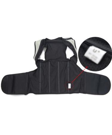 Adults Children Posture Corrector Back Shoulder Brace Support Kyphosis Spine Straight Corset Belt Orthoped Back Pain Relief Black Small - Buy Online on GoSupps.com