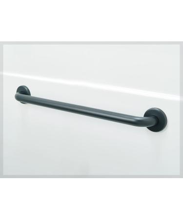 Safety Grab Bar - ADA Handrail for Shower Bathroom Toilet Home/Type 304 Stainless Steel/Elderly Handicap/Smooth Grip/Matte Black / 32" 32" Matte Black  Smooth - Buy Online on GoSupps.com