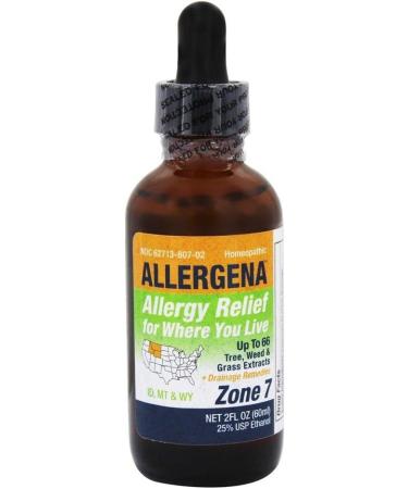 Allergena Allergy Relief Drops Zone 7 - 2 oz. | Natural Relief for Seasonal Allergies - Buy Online on GoSupps.com