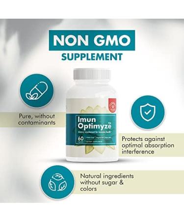 Immune OPTIMIZE - 60 Gluten-Free Capsules for Immune Support & Multivitamin | Non-GMO Supplement - Buy Online on GoSupps.com