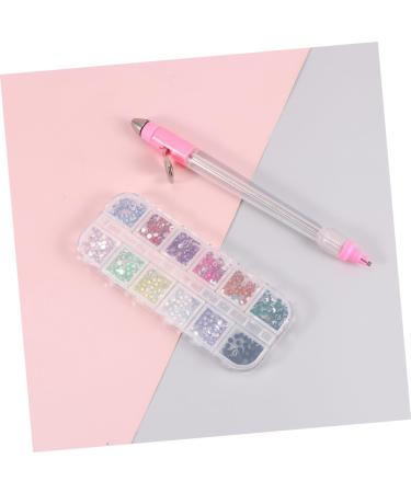 Beatifufu 1 Set Nail Art Pen Nails Kits Nail Rhinestone Multifunctional Nail Point Drill Pen Rhinestone Nail Art Manicure Tools Nail Art Tools Dotting Painting Tools Black Nails Pink 16x1cm - Buy Online on GoSupps.com