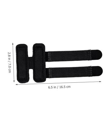 FRCOLOR 5pcs Breathable Finger Splint Set | Portable Finger Joint Brace for Fixation | Adjustable Finger Strap Support | Black - Buy Online on GoSupps.com