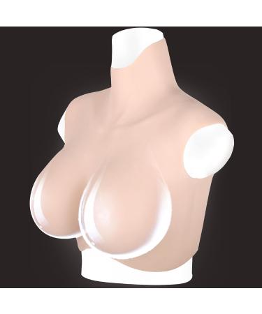 Buy Icever Silicone Breast Prostheses Realistic Gel-Filled A Cup Fake Breasts for Crossdressers Mastectomy and Drag Queens (Beige) - Buy Online on GoSupps.com