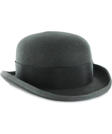 Belfry Bowler Derby 100% Pure Wool Theater Quality Hat - Large Black - Buy Online on GoSupps.com