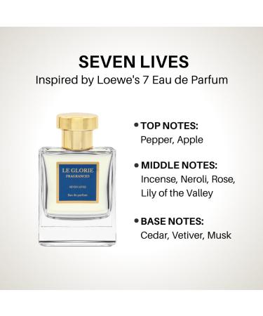Inspired by Loewes 7 Seven Lives EDP Long Lasting 12-14 Hours Perfume Spray for Men All Skin Types Cruelty Free - 0.33 oz 10ml Inspired by Loewes 7 Eau de Parfum 0.33 Fl Oz (Pack of 1) - Buy Online on GoSupps.com