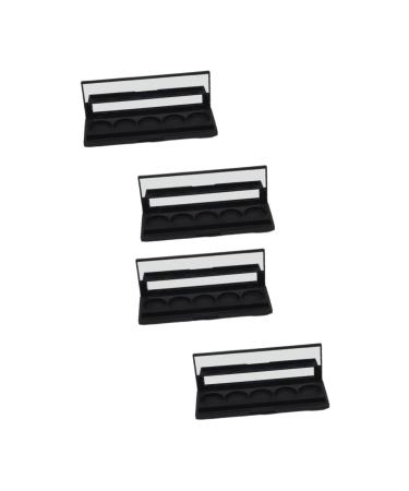 FOMIYES 4 Pcs Sample Containers Eyeshadow Pan Magnets Travel Eyeshadow Case Empty Make up Child Cosmetic