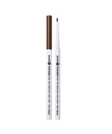 Eyeliner Gel Pencil | Longwearing Eye Pencil Sweatproof Eye Liner Pencil Ultra Fine Waterproof Liner Longwearing Eye Pencil For Different Makeup Glides On Easil Aezon #02 Knead Clay Sculpture