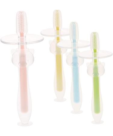 Buy Minkissy 8 STK Baby Toothbrush Set - Soft Silicone Training Toothbrush for Oral Hygiene - Buy Online on GoSupps.com