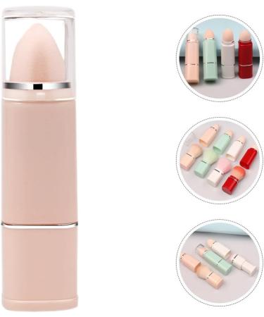 PATKAW Retractable Makeup Brush 2 in 1 Portable Blush Powder Brush Loose Powder Brush Makeup Sponge Foundation Blending Bristle for Cosmetics Supply - Buy Online on GoSupps.com