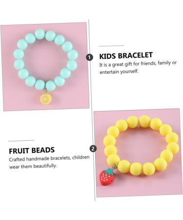 ifundom 3pcs Children's Bracelet Bracelets for Kids Bangles for Kids Bracelet for Girls Kids Bangles Kids Decor Beads for Kids Toddler Accessories Soft Ceramic Frosted Beads Simple - Buy Online on GoSupps.com