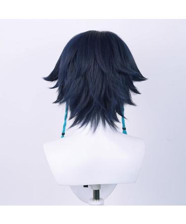 PRIOUTZ Blue Braids Wig for Venti | Genshin Impact Cosplay Wig & Anime Party Accessory - Fast International Shipping - Buy Online on GoSupps.com