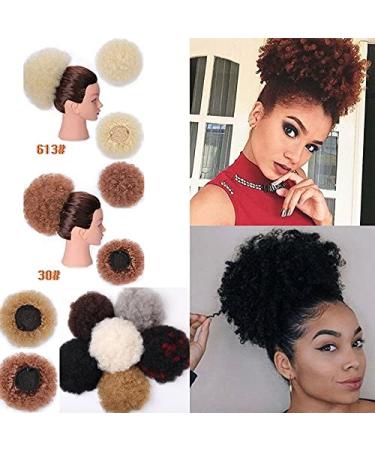 10 Inch High Puff Afro Curly Wig Ponytail - Drawstring Short Kinky Ponytail Clip-In | Synthetic Hair Bun T42730 - Perfect for Every Occasion - Buy Online on GoSupps.com