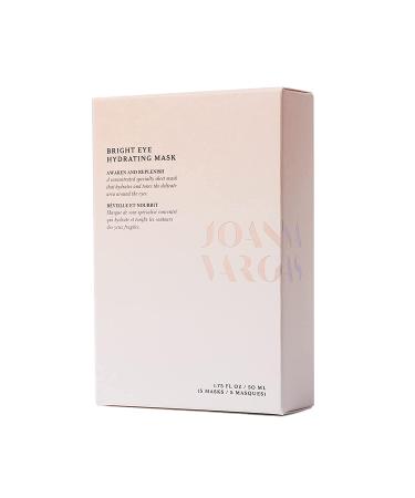 Joanna Vargas Bright Eye Hydrating Mask - Targets Dark Circles, Expression Lines, and Skin Tone - 5 Sheets (0.35 oz/sheet) - Buy Online on GoSupps.com
