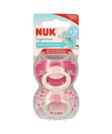 Nuk signature pacifier size 2 2 pieces - Buy Online on GoSupps.com