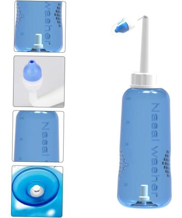  Ipetboom Ipetboom 500ml Nasal Rinse for Sinus Rinsing Two Sized Nozzles Easy One-Button Control for Boys and Girls for Adults - Buy Online on GoSupps.com