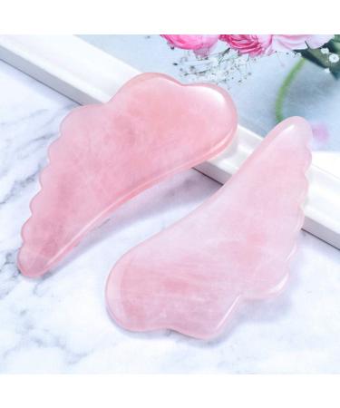Quartz Wing Scraping Board - Natural Crystal Facial Scraping Plate for Enhanced Beauty | International Shipping Available - Buy Online on GoSupps.com