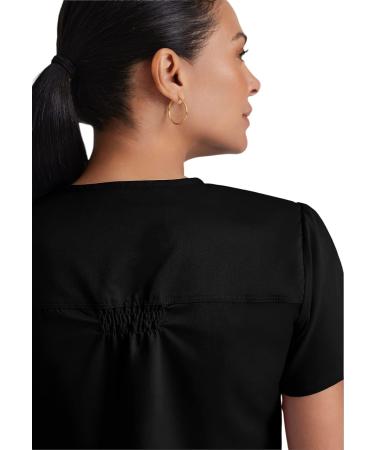 BARCO Grey's Anatomy Scrubs Aubrey V-Neck Women's Scrub Top - Large Black - Buy Online on GoSupps.com