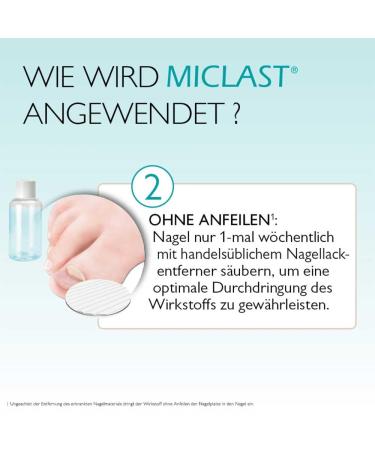 Buy MICLAST 80 mg/g Medicated Nail Polish 3 ml - Effective Nail Fungus Treatment - International Shipping Available - Buy Online on GoSupps.com