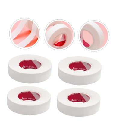 Angoily Eyelash Tape - 6 Rolls Japanese Lash Extension Tool | Polyolefin Makeup Patches for Eyelash Grafting - White 5.00X5.00X1.20CM - Buy Online on GoSupps.com