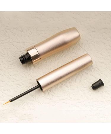 FOMIYES Oil Bottle Dispenser 2pcs Eyeliner Tubes Vials Bottles Aluminum Empty Refillable Tubes Mascara Tubes 5ml Bottles with Brush Applicator Golden Makeup Mascara - Buy Online on GoSupps.com