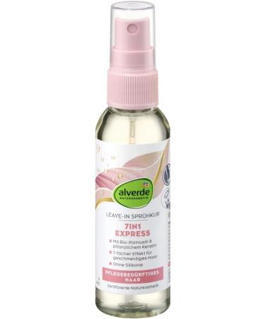  Alverde Alverde 7-in-1 Express Leave-In Spray (2 x 75ml) + Shine Shampoo with Rose Petal Water and Plant Proteins (200ml) + Bonus Scalp Massage Brush - Buy Online on GoSupps.com