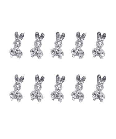 Metal Nail Art Studs 3D Metal Nail Art Jewelry Decorations Bows Rabbits Moon Multi-Shapes Nail Decoration Accessories Nail Art Jewels