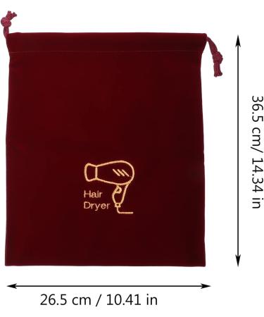 KALLORY 6 Pcs Storage Bag Makeup Travel Bag Canvas Drawstring Bag Storage Organizer Hair Dryer Travel Rack - Buy Online on GoSupps.com