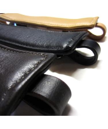 Buy PS Horse Articles Noseband Set - Padded Soft Leather with Chin Strap | Black & Gold Fittings - International Shipping - Buy Online on GoSupps.com