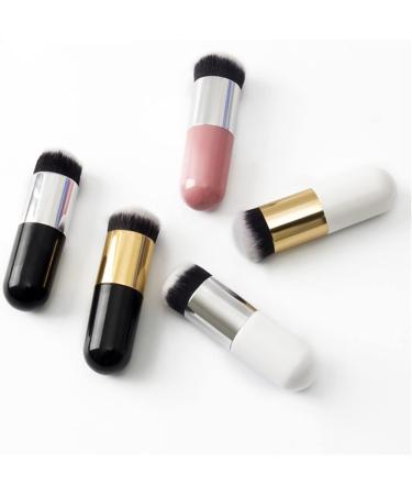 2PC Fashion Big Size Makeup Brushes Foundation Powder Brush Face Blush Professional Cosmetics Soft Foundation Make Up Tool Women's Gifts (Color : White Gold) - Buy Online on GoSupps.com