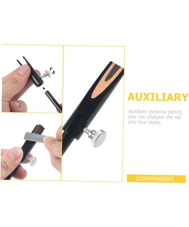 Eyebrow Sharpening Tool Hand Held Pencil Sharpener Hand Tools Beauty Pencil Sharpener Lip Liner Sharpener Double Metal Pencil Eyeliner Sharpener Aluminum Alloy Small Tools - Buy Online on GoSupps.com