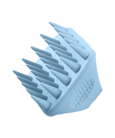 1/4 piece of headwear-scalp rejuvenation comb gentle head-revitalization comb |Hair renaming washer with silicone bristles odorless scalp massage curb effortless hair cleaning device for A Blue