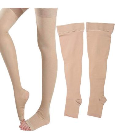 Buy Women's Compression Stockings for Varicose Veins | Elastic Slimming Stockings (L) - International Shipping - Buy Online on GoSupps.com