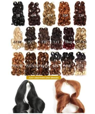 Just Another One French Spiral Curls Curly Braiding Hair Loose Wave Crochet Hair Braids Pre Stretched Braiding Extension Artificial Hair 22 inch Womens Girls & unisex Ombre Brown and Red TBUG Ombre Brown and Red 22 inches - Buy Online on GoSupps.com