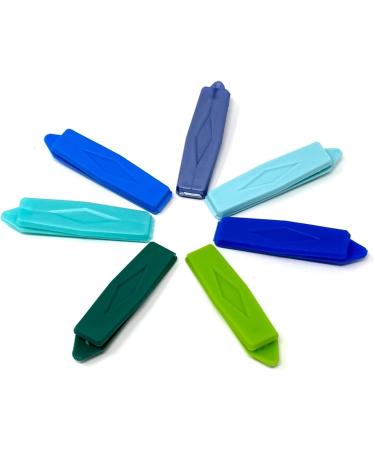 Camtiac Dog Hair Clip Diamond 7-Piece Set - Green-Blue | Best International Shipping - Buy Online on GoSupps.com