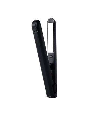 Wireless Splint Students Straight Roll Use USB Portable Curling Wireless Hair Straightener Wireless Curler Automatic Curling (Black One Size) One Size Black