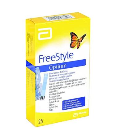 ( 0009 ) ABBOTT DIABETES CARE ITALIA OPTIUM PLUS 25STRIPS