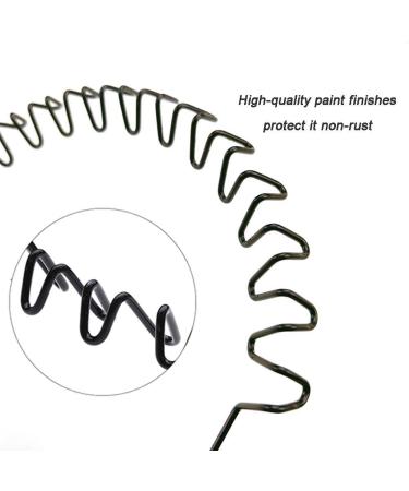 WantGor Metal Headbands 2 Pack - Fashion Unisex Black Hairband Set - Buy Online on GoSupps.com