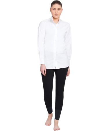 TuffRider Women's Starter Long Sleeve Show Shirt - Size 32 White - Buy Online on GoSupps.com
