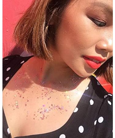 Vegan Body Glitter - Bungalow 8 Pink | Cruelty-Free Glitter for Face Hair Festivals & Raves - Buy Online on GoSupps.com