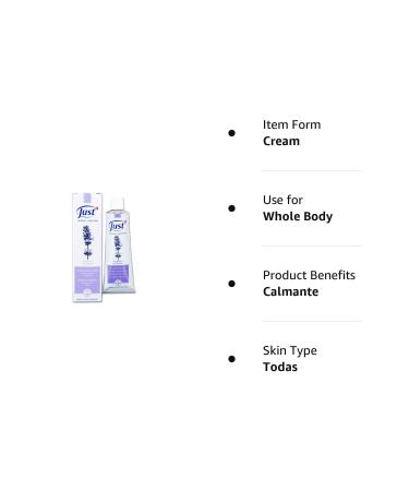 SwissJust Lavender Natural Body Cream 60ml - Buy Online on GoSupps.com