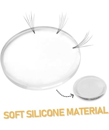 20 Pi ces Silicone Lash Pads Reusable Lash Holder Pallet Soft Skin-friendly For Precise Eyelash Extension Professional Makeup Tools - Buy Online on GoSupps.com