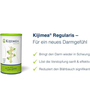 Kijimea Regularis - Gentle Digestive Support for Constipation & Bloating - Vegan Gluten & Lactose Free - 250g Can (1 Pack) - Buy Online on GoSupps.com