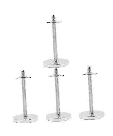 Minkissy 4 pieces of shaver holder shavering razor shaving hook holder for safety razor razor stand shaving razor holder shaving rack shaving stand dad shaving aluminum alloy as shown x 4 pieces 15x9.5cmx4pcs