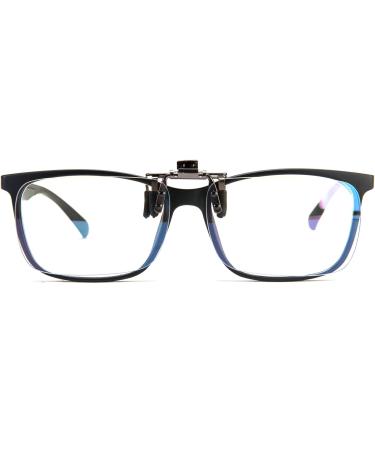 FONHCOO Blue Light Blocking Clip-On Glasses for Men & Women - Lightweight Anti-Glare Rimless & Frameless Design for Prescription & Reading Glasses - Buy Online on GoSupps.com